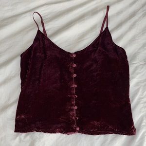 Rails London velour tank top